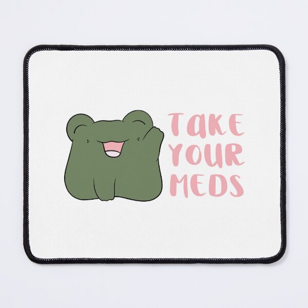 Item preview, take your meds reminder frog designed and sold by mind over morgan .