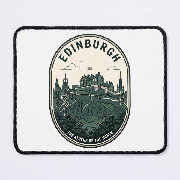 Item preview, Vintage Edinburgh Castle Scotland Travel Badge designed and sold by k3rstman1.