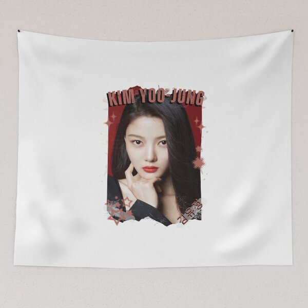 Item preview, Kim Yoo-jung — 김유정 Korean Actress K-Drama Korea Entertainment Collage Digital Art Portrait designed and sold by AJUNICE STUDIO.