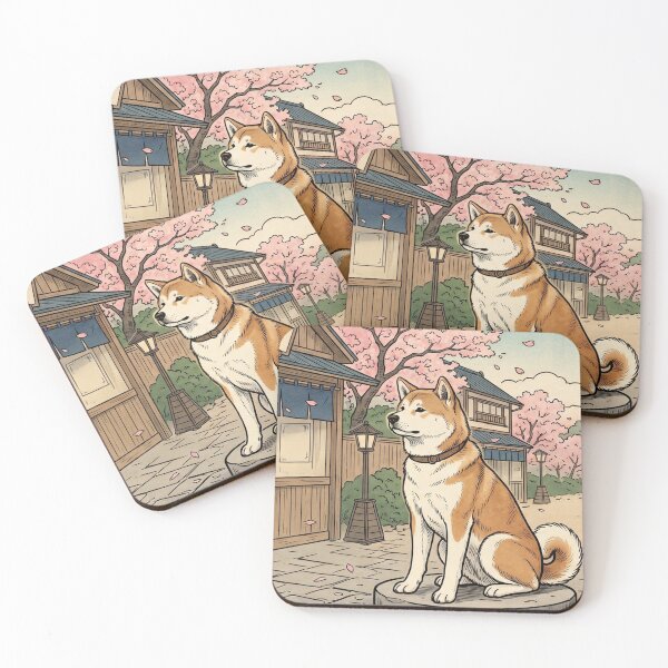 Item preview, Hachiko Akita Inu - Japanese Legend, Symbol of Loyalty, Resilience, and Love designed and sold by CulturalCurios.