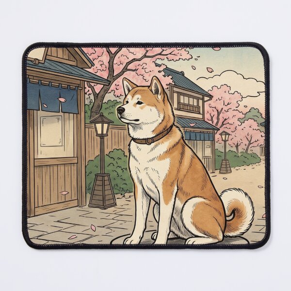 Item preview, Hachiko Akita Inu - Japanese Legend, Symbol of Loyalty, Resilience, and Love designed and sold by CulturalCurios.