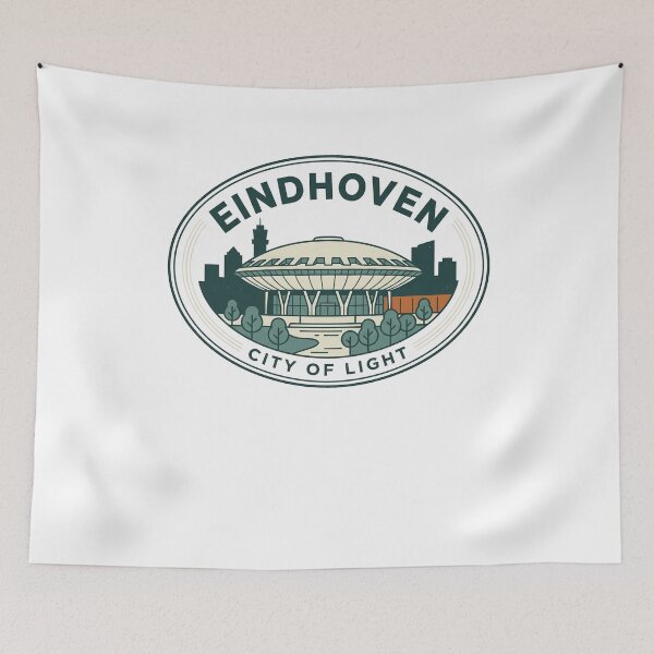 Item preview, Vintage Eindhoven City of Light Evoluon Skyline designed and sold by k3rstman1.