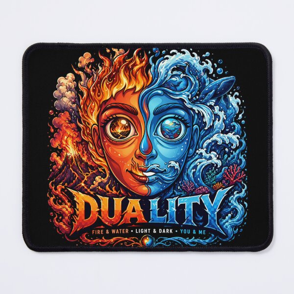 Item preview, Duality: Epic Fire and Water Elemental Face designed and sold by AD-NOVA!!!.