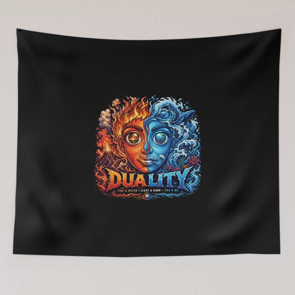 Item preview, Duality: Epic Fire and Water Elemental Face designed and sold by AD-NOVA!!!.