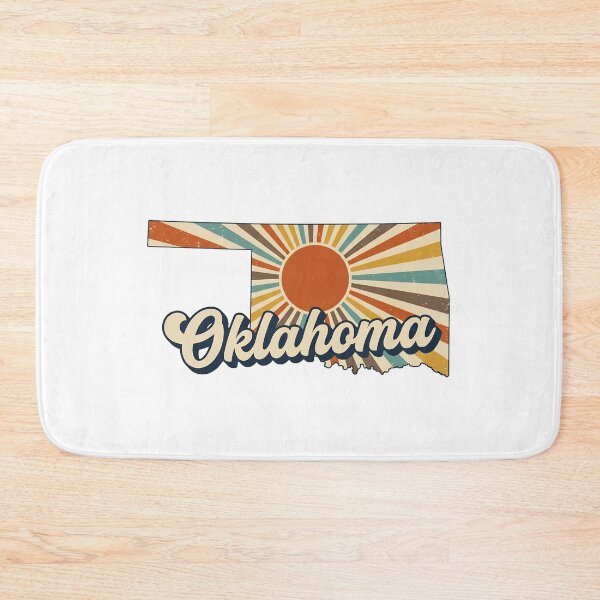 Item preview, Oklahoma Retro Sunset State Silhouette – Vintage Distressed Design designed and sold by Paper Drip.