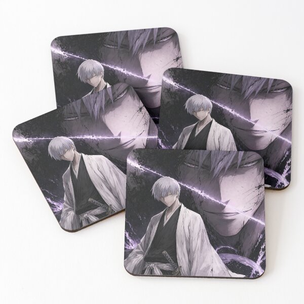 Item preview, Gin Ichimaru Bleach Anime – Dark Anime Aesthetic Samurai Wall Art | Manga Villain Anime Design designed and sold by Dyan4.