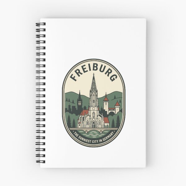 Artikelvorschau, Vintage Freiburg Deutschland sonnigste Stadt Reiseemblem entworfen und verkauft von k3rstman1.