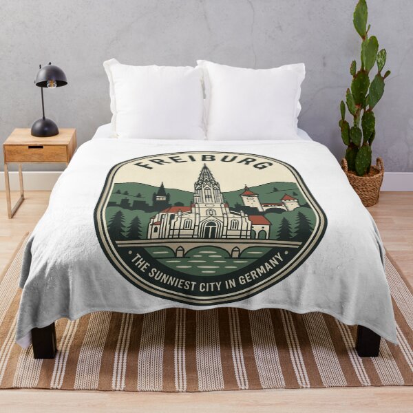 Item preview, Vintage Freiburg Germany Sunniest City Travel Emblem designed and sold by k3rstman1.