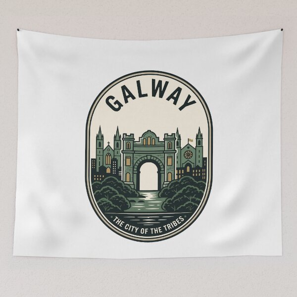 Item preview, Vintage Galway Ireland City of the Tribes Emblem designed and sold by k3rstman1.