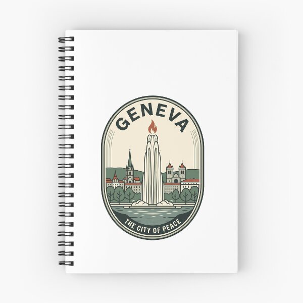 Item preview, Vintage Geneva Switzerland City Of Peace Badge designed and sold by k3rstman1.
