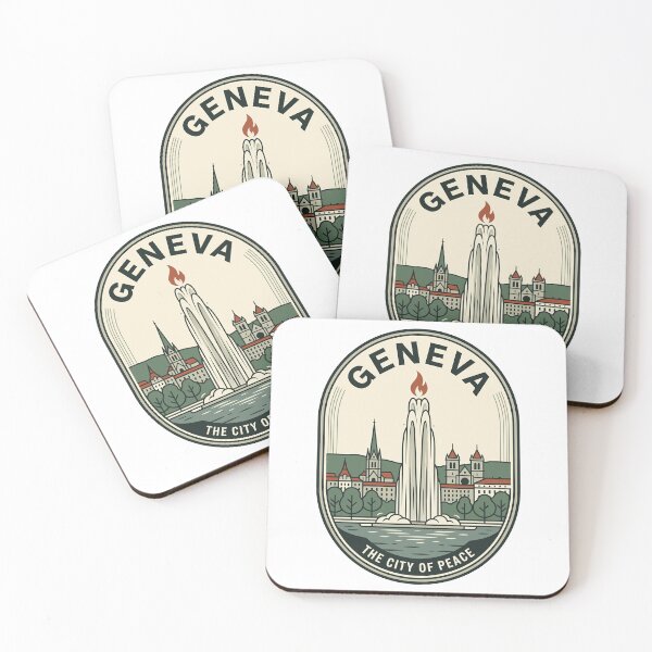 Item preview, Vintage Geneva Switzerland City Of Peace Badge designed and sold by k3rstman1.