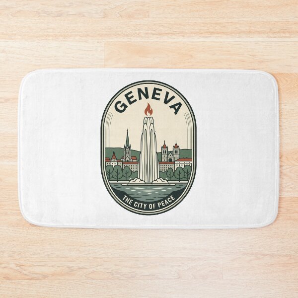 Item preview, Vintage Geneva Switzerland City Of Peace Badge designed and sold by k3rstman1.