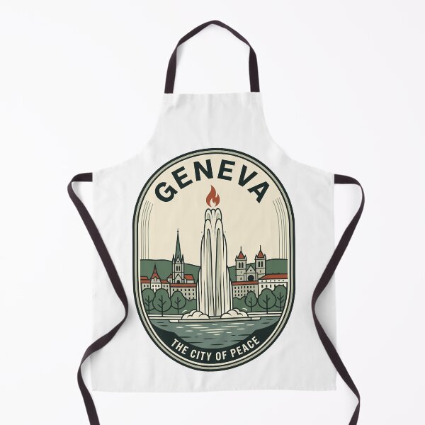 Item preview, Vintage Geneva Switzerland City Of Peace Badge designed and sold by k3rstman1.