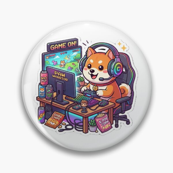 Item preview, Shiba Inu Gamer: Pro Mode Activated with RGB and Snacks designed and sold by AidaAviles.