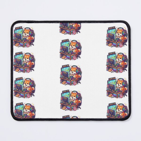 Item preview, Shiba Inu Gamer: Pro Mode Activated with RGB and Snacks designed and sold by AidaAviles.