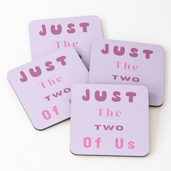Item preview, Just The Two Of Us Stickers Prints Posters Wall Art Magnet Home Coffee Cup Decoration TShirt Stationary Notebook Magnet Hat Kitchen Work School Office Redbubble Shop designed and sold by Saritas Boutique Shop.