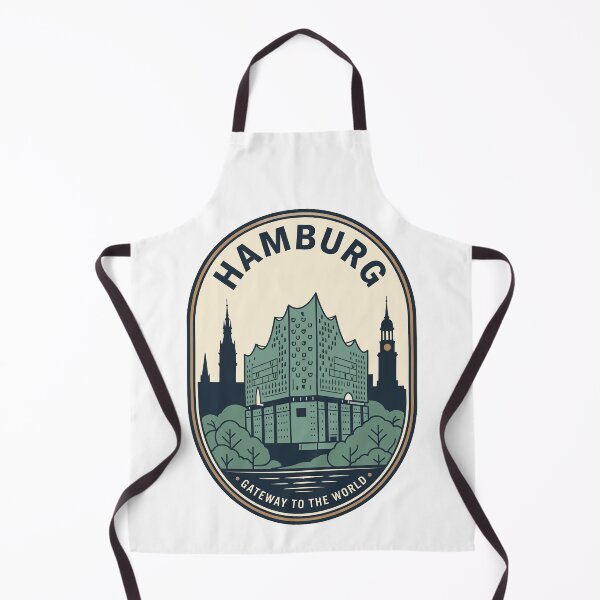Item preview, Hamburg Germany Vintage Elbphilharmonie Skyline Travel Badge designed and sold by k3rstman1.