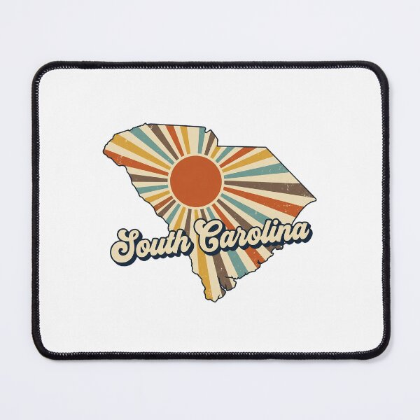 Item preview, South Carolina Retro Sunset State Silhouette – Vintage Distressed Design designed and sold by Paper Drip.