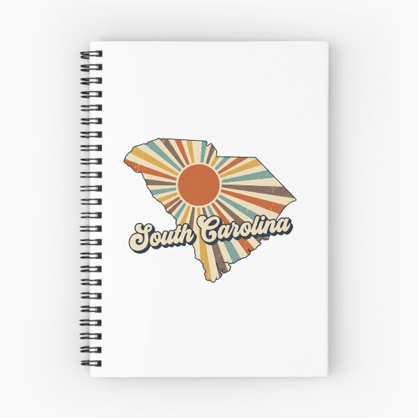 Item preview, South Carolina Retro Sunset State Silhouette – Vintage Distressed Design designed and sold by Paper Drip.