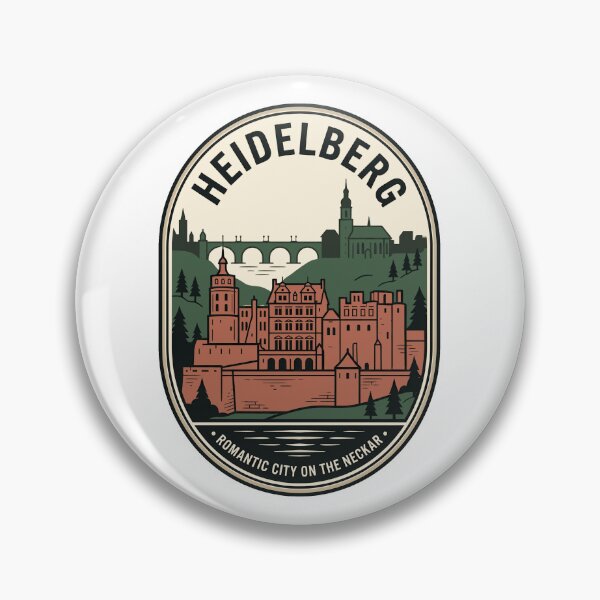 Item preview, Vintage Heidelberg Germany Castle Travel Badge designed and sold by k3rstman1.