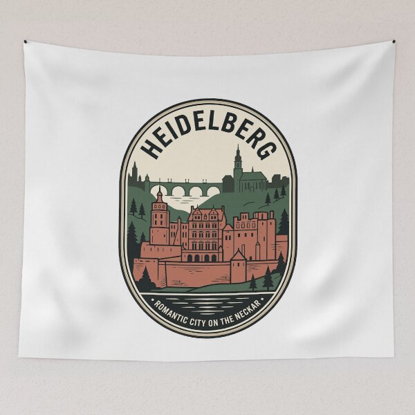 Item preview, Vintage Heidelberg Germany Castle Travel Badge designed and sold by k3rstman1.