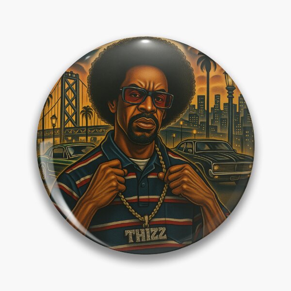 Item preview, King of The Bay Mac Dre Poster – Hyphy Era Tribute Tattoo Illustration designed and sold by DyfunctionalTee.
