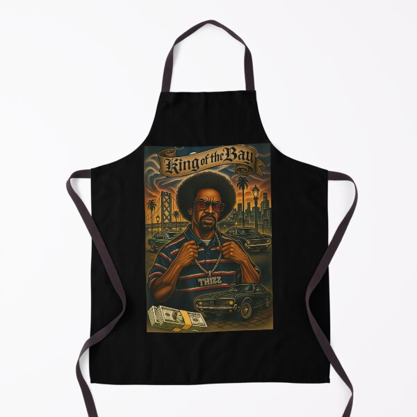 Item preview, King of The Bay Mac Dre Poster – Hyphy Era Tribute Tattoo Illustration designed and sold by DyfunctionalTee.