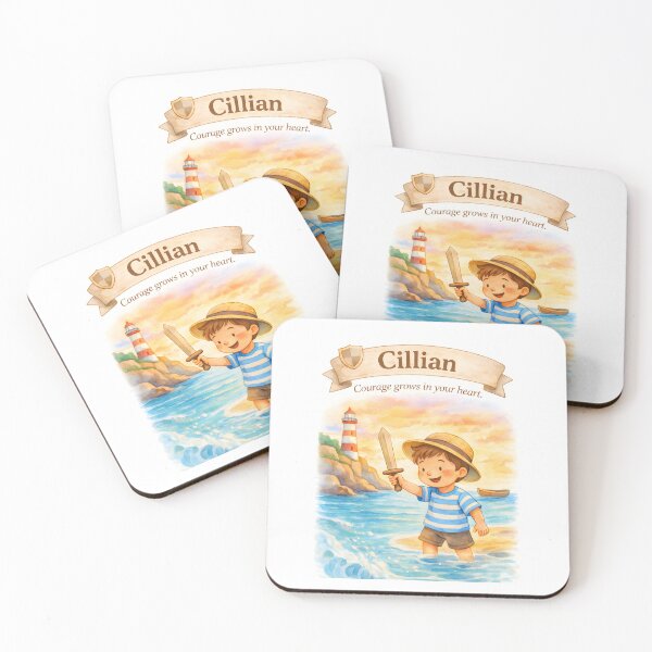 Item preview, Cillian Courage Grows Personalized Pirate Boy Nursery Quote designed and sold by LoveNurseries.