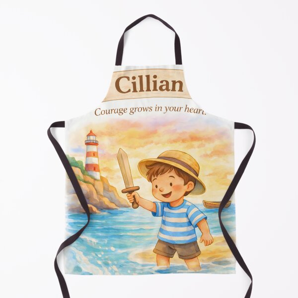 Item preview, Cillian Courage Grows Personalized Pirate Boy Nursery Quote designed and sold by LoveNurseries.
