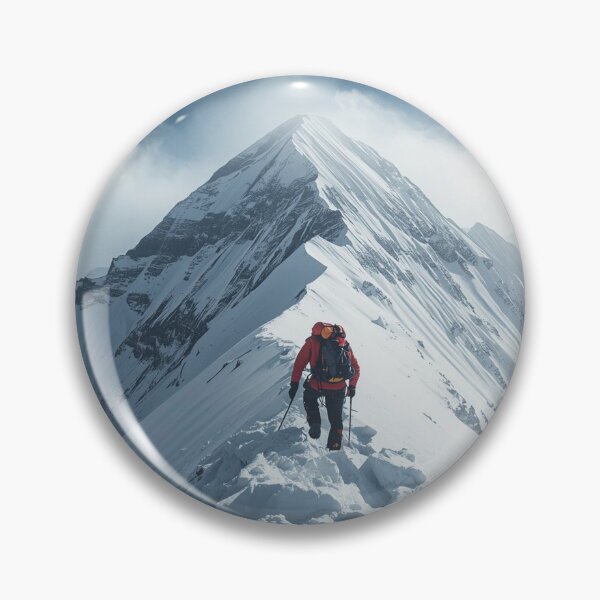Item preview, Man Climbing Everest – Epic Mountain Adventure Design designed and sold by MerlinWear.