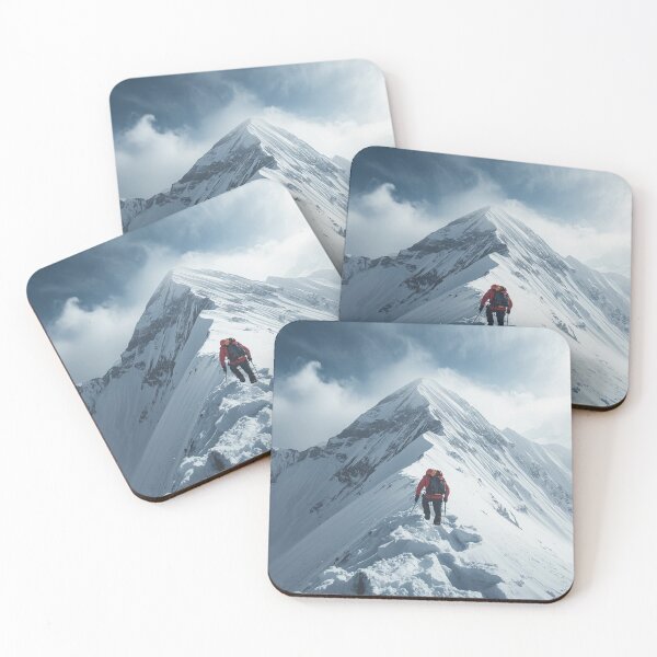 Item preview, Man Climbing Everest – Epic Mountain Adventure Design designed and sold by MerlinWear.