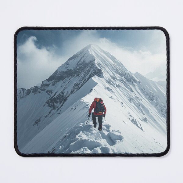Item preview, Man Climbing Everest – Epic Mountain Adventure Design designed and sold by MerlinWear.