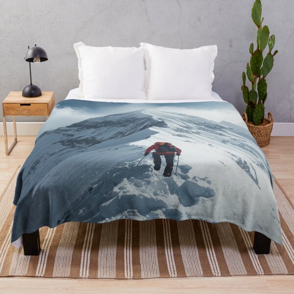 Item preview, Man Climbing Everest – Epic Mountain Adventure Design designed and sold by MerlinWear.