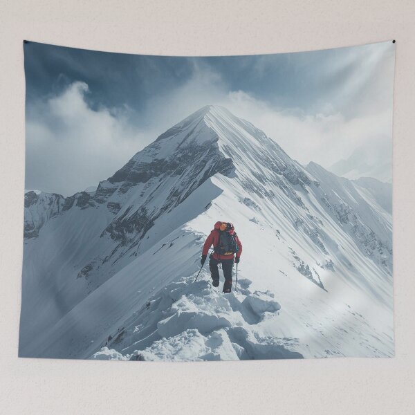 Item preview, Man Climbing Everest – Epic Mountain Adventure Design designed and sold by MerlinWear.