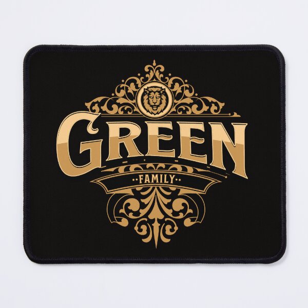 Item preview, Cool Vintage Green Family Crest - Team Green designed and sold by CattlettArt.