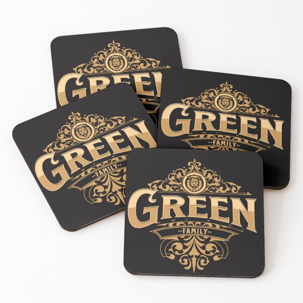 Item preview, Cool Vintage Green Family Crest - Team Green designed and sold by CattlettArt.