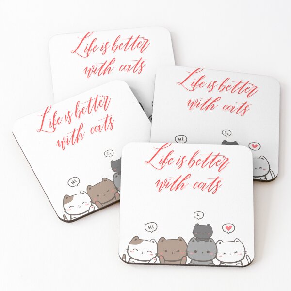 Item preview, Life Is Better With Cats designed and sold by zy444.