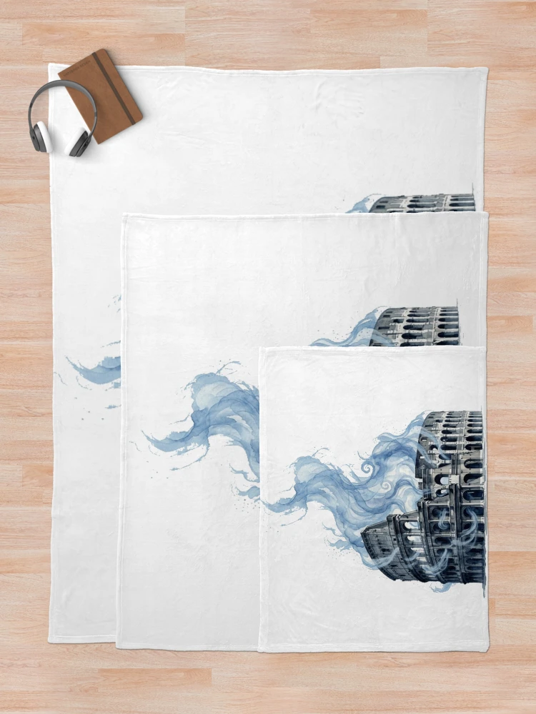 Thumbnail 5 of 6, Throw Blanket, Eternal Rome designed and sold by InkMindStudio.