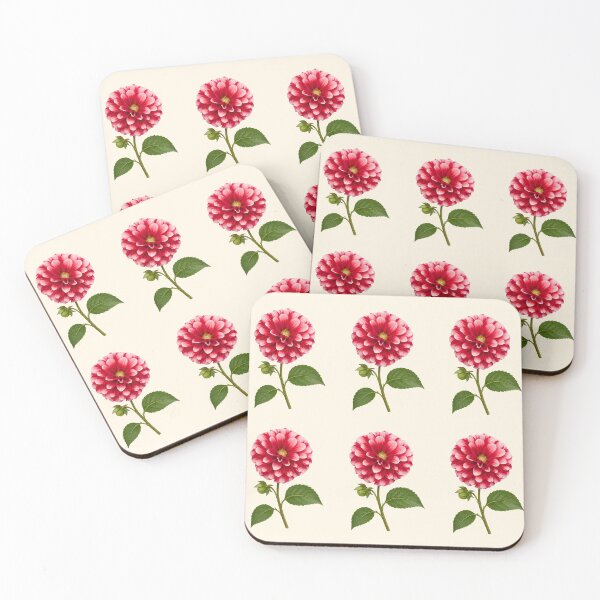 Item preview, Pink Dahlia Floral Collection designed and sold by MoonlitWhiskers.