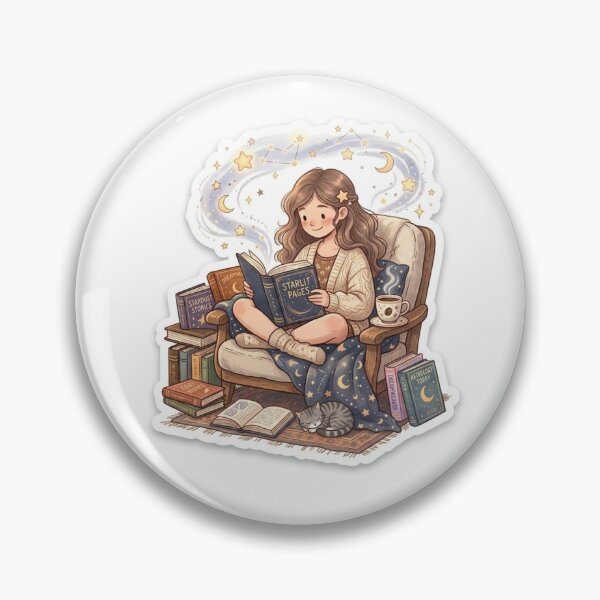 Item preview, Star Reader: A Magical Night of Books and Coffee designed and sold by AidaAviles.