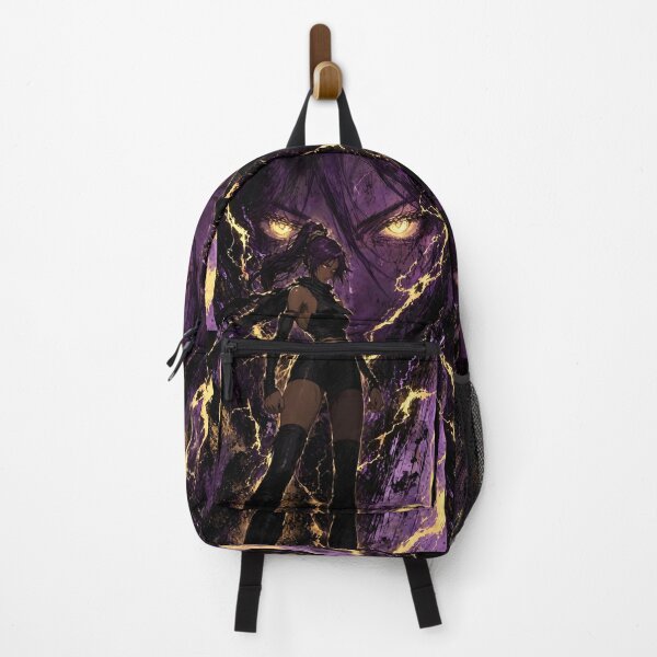 Item preview, Yoruichi Shihōin Glowing Eyes Purple Energy Aesthetic designed and sold by Dyan4.