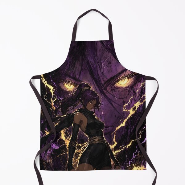Item preview, Yoruichi Shihōin Glowing Eyes Purple Energy Aesthetic designed and sold by Dyan4.