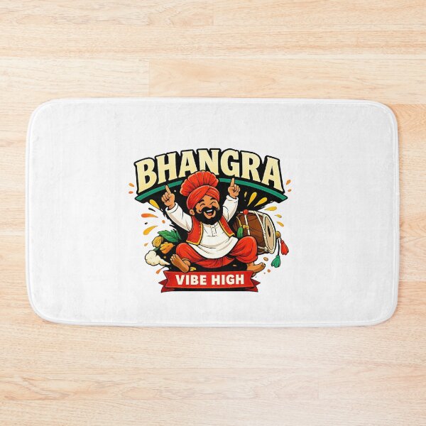 Item preview, Bhangra Vibe High Punjabi Dance Logo designed and sold by FEEL GOOD CLUB DESIGNS.
