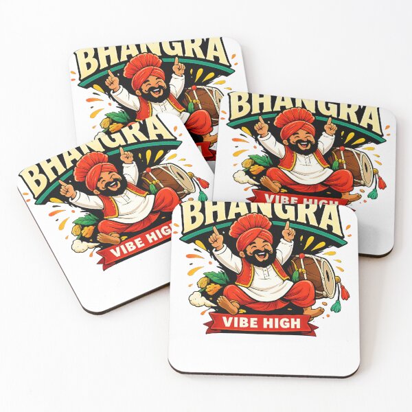 Item preview, Bhangra Vibe High Punjabi Dance Logo designed and sold by FEEL GOOD CLUB DESIGNS.