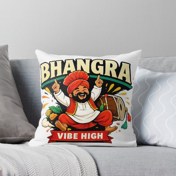 Item preview, Bhangra Vibe High Punjabi Dance Logo designed and sold by FEEL GOOD CLUB DESIGNS.