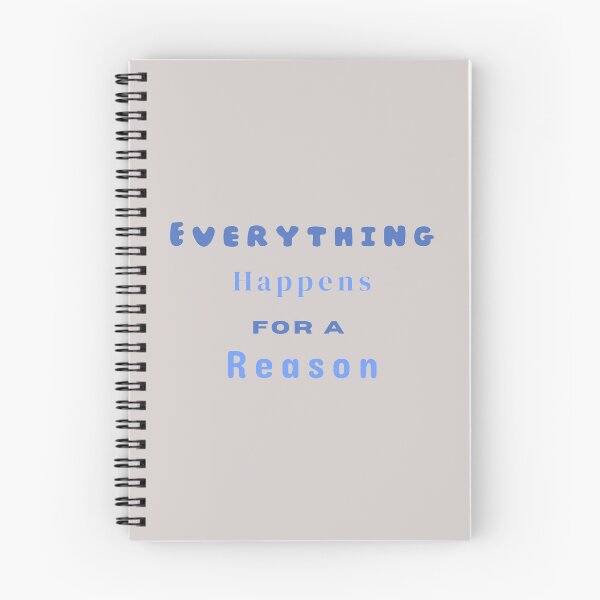 Item preview, Everything Happens For A Reason Stickers Prints Posters Wall Art Magnet Home Coffee Cup Decoration TShirt Stationary Notebook Magnet Hat Kitchen Work School Office Redbubble Shop designed and sold by Saritas Boutique Shop.