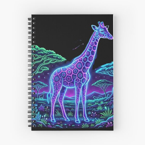 Item preview, Zellkultur Neon Giraffe – Bunte Neon Savanne Kunst designed and sold by digitora tee-print -20.