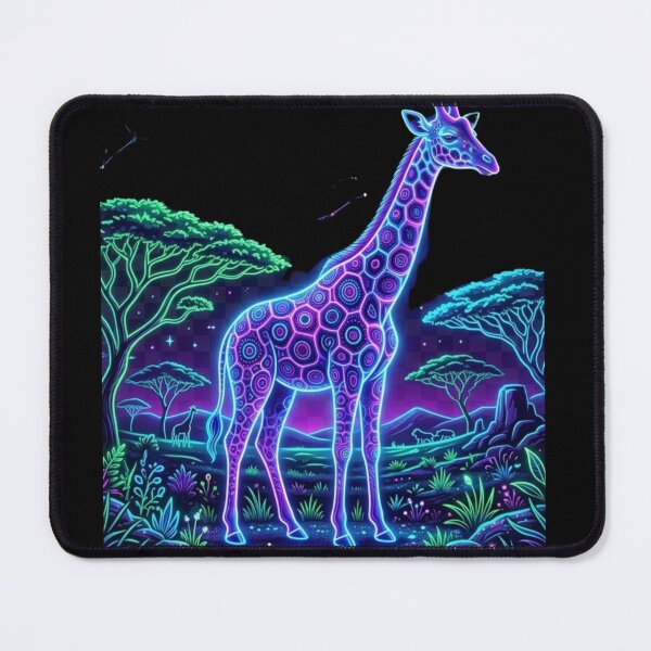 Item preview, Zellkultur Neon Giraffe – Bunte Neon Savanne Kunst designed and sold by digitora tee-print -20.