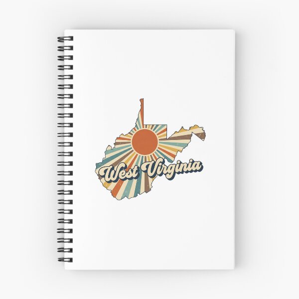 Item preview, West Virginia Retro Sunset State Silhouette – Vintage Distressed Design designed and sold by Paper Drip.