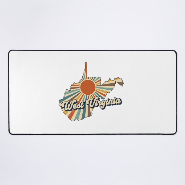 Item preview, West Virginia Retro Sunset State Silhouette – Vintage Distressed Design designed and sold by Paper Drip.